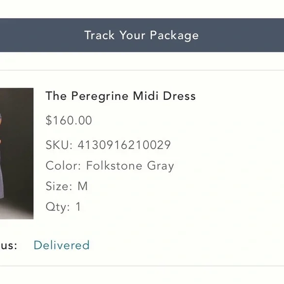 Anthropologie Charcoal Maxi Dress - Picture 9 of 9